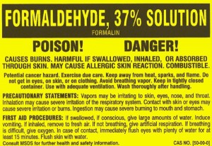 Formaldehyde banned in children’s products